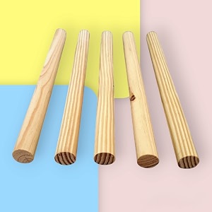12mm 1 feet wooden stick wooden dowel rod smooth finish round wood stick premiume quality for wall hanging macram plant hanger tapestries home dcor art amp craft diy projects