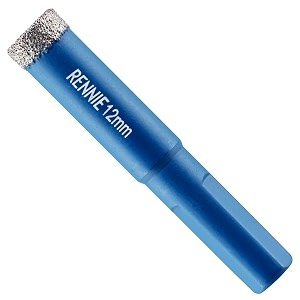 12mm diamond hole saw drill bit with tri shank for porcelain tiles ceramic slate stone granite marble glass diamond core holesawhole cutter