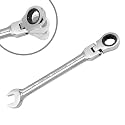 12mm Flex Head Ratchet Wrench 12 Point Chrome Vanadium Spanner