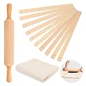 12P Pottery Tools-Slab Roller for Clay Pottery Ceramic Rolling Pin Guides