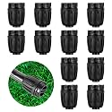 12pc 1/2" Drip Irrigation End Plugs Caps, ANTI-LEAK Lock Barbed Cap