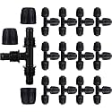 12pc 1/2 inch Tee Connectors Drip Irrigation Fittings