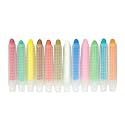 12pcs Dustless Chalk for Chalkboard, Sidewalk Chalk with Holder, Non-Toxic Washable Chalk, Colored Chalkboard Chalk for Outdoor, Doodling, Drawing, Writing