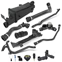 12PCS Engine Coolant Overflow Recovery Reservoir Tank Kit for BMW 1998-2006 E46 316i 318i 320i 320Ci 323i 323Ci 325i 325Ci 328Ci 328i 330Ci 330i, OE# 17117573781 17111436251 11531437040 11531436408