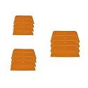 12pcs Plastic Body Filler Spreader Set (3 Size), Automotive Applicator Tools for Putty, Glaze, Caulk & Paint Repair, Multi-Purpose Scrapers