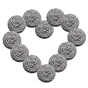 12Pcs Steel Wool Scrubber - Steel Wool for Cleaning Dish Pots Pans Grills Stainless Steel Scrubber for Kitchen Sinks Cleaning Steel Wool Pads Metal Scrubber