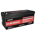 12V 200Ah LiFePO4 Lithium Battery 200A BMS 2560Wh IP65