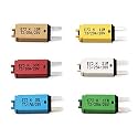 12V 24V Mini Fuse Circuit Breaker ATM Low Profile Manual Reset Blade Fuses Assortments Kit 5A 10A 15A 20A 25A 30A Amp Breakers Resettable for Car, Automotive, Solar, Boat, Marine, UL Certified