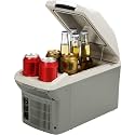 ICEROVER 12V Car Refrigerator Cooler/Warmer 8 Quart (9L) 40℉~140℉,12 Volt DC &110V AC, Electric Car Fridge Portable Compact Camping Cooler Thermoelectric 12V Small Fridge for Car, RV, Camping (Grey)