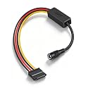 12V DC 5.5 x 2.5mm to SATA Power Cable(55cm)