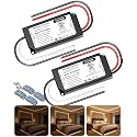 12V Dimmable LED Driver 60W UL &amp; FCC Listed Triac ELV/MLV 2 Pack