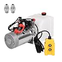 12V Hydraulic Power Unit 3200 PSI, Double-Acting Hydraulic Pump for Dump Trailer &amp; Car Lifting
