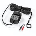 14.6V 2A LiFePO4 Battery Charger with Dual Alligator Clips Connector, 12V LiFePO4 Battery Charger for Talentcell 4S 12V Rechargeable Lithium Iron Phosphate Battery Power Adapter