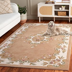 12x15 Ft Hand-Tufted Wool Area Rug -