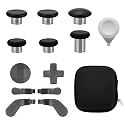13 in 1 Metal Thumbsticks for Xbox One Elite Series 2, Elite Series 2 Controller Accessory Parts, Gaming Accessory Replacement, Metal Mod 6 Swap Joysticks, 4 Paddles, 2 D-Pads, 1 Tool