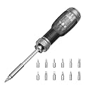 Wesdut 13-in-1 Multi-bit Screwdriver Set Tool All in One, [Super Durable] Screw Driver Set Kit, Flat Head, Philips, Torx, Hex, Square, Repair Kit, Man Gift Nut Driver