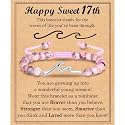 13 14 15 16 17 18 21 Year Old Birthday Gifts for Girls, Wave Birthday Bracelet Gifts with Birthday Card for Teen Girls Her Daughter Granddaughter Niece Friends