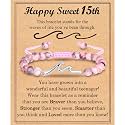 13 14 15 16 17 18 21 Year Old Birthday Gifts for Girls, Wave Birthday Bracelet Gifts with Birthday Card for Teen Girls Her Daughter Granddaughter Niece Friends