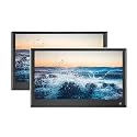 13.3 Inch Car TV Headrest Monitor 4+64G Touch Tablet Multimedia Movie Player Support Headset/HDMI in+Out/Mirroring (464 Black 11 Inch 2)