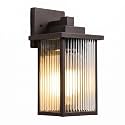 13" Oil-Rubbed Bronze Outdoor Wall Light, All-Metal Frame Porch Light