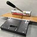 13" Pro SPC, LVP, LVT, WPC, LSPC, VSPC, ABC, VCT, PVC and Rigid Core Vinyl Flooring Cutter LVT-330; Cuts up to 5/16" (8mm) thick !