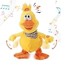 13" Quacking Duck Musical Stuffed Animal Interactive Plush Toy