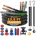 13.5FT Semi Truck Air Lines Kit 3-in-1 Air Hoses for Truck Trailer