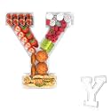 13.8" Acrylic Letter Charcuterie Tray,Fillable Alphabet Box (Letter Y)