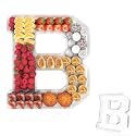 13.8" Acrylic Letter Charcuterie Tray,Fillable Alphabet Box (Letter B)