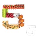 13.8" Acrylic Number Charcuterie Tray, Fillable Charcuterie Box (Number 5)