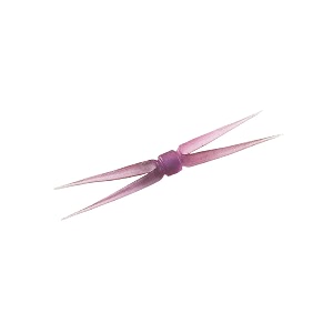 13 fishing - tetrad - panfish plastics - purple rain - 6 baits per pack - mq-pr