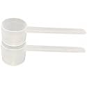 13 mL (13 CC) Long Handle Plastic Measuring Spoon for Coffee, Protein Powder, Pet Food, Spices, Grains, Dry Goods – Food-Grade BPA-Free (Pack of 2)