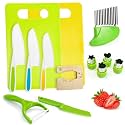 13 Pcs Kids Knife Set for Real Cooking Safe Kitchen Tools for Ages 4+
