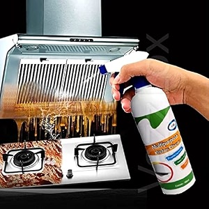 soeme kitchen cleaner spray  powerful oil amp grease remover for stove chimney grill amp exhaust fan  non-toxic non-flammable degreaser  magic gas cleaning spray 500ml