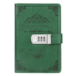 lock diary pu leather password lock notebook with pen holder digital password locking diary journal combination locking journal writing book notepad personal diary 100 sheets multi color