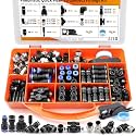 130Pcs 1/4" Push to Connect Fittings Kit,Quick Connect Pneumatic Fittings