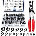 132Pcs 6-25mm Spring Hose Clamps Assortment Kit with Swivel Flat Band Fuel Hose Clamp Plier - 16 Sizes Fuel Line Silicone Vacuum Hose Low Pressure Air Clamps
