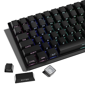 sdyz xvx pbt keycaps - side print keycap set double shot shine through custom keycaps black keycaps oem profile 136 keys minimalist style phantom keyboard keycap for mechanical keyboards