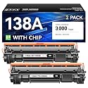 138A Black Toner Cartridges with Chip Compatible with HP 3001 3101 Series