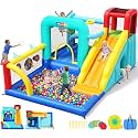 14-in-1 Bounce House for Kids with Ball Pit & Rabbit Ears Obstacle & Tunnel