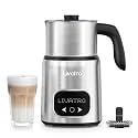 14-in-1 Milk Frother With 21oz Detachable Cups - Electric Milk Frother and Steamer for Hot Chocolate/Coffee/Cappuccino/Latte, IH Fast Heating, Smart Memory, Dishwasher Safe (New Upgrade)