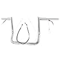 14" Handlebars 1.25" Fat 2014-2023 Street Glide Ape Hanger, Black