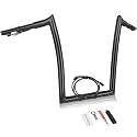 14" Rise Road Glide Pre-Wired Meathook Ape Hangers Handlebars