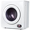 14.4 LBS Portable Dryer, 1400w, 2.65 Cu.Ft. Clothes Drying Machine with Exhaust Hose, Compact Dryer with Stainless Steel Drum, LCD Display, Suitable for Home, Apartment, RV
