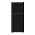 14.6 CU' Refrigerator with Freezer, Apartment Size Refrigerator Top Freezer, 2 Door Fridge with Adjustable Thermostat Control, Freestanding, Door Swing, Black (FR 1462 BK)