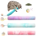 14.6in Cat Kicker Toy Extra Large 3pcs, Catnip Toys with Bell