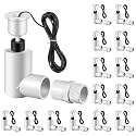 14 Pack SS2 Float Switch for Easy Installation, AC Float Switch with 3/4 Inch Adaptor and 6ft wire, Water Level Accessory for Hvac System with Condensate Overflow Detection