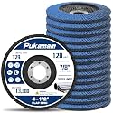 14 Pack Zirconia Flap Discs 4 1/2 for Angle Grinder 120 Grit