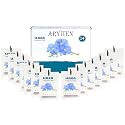 Aryiten 14 Packs Large Linen Scented Sachets for Closet Deodorizer Drawers, Hanging Long Lasting Potpourri Bags Home Fragrance Air Freshener