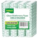 144 Rolls Crystal Clear Tape Refills for Dispenser, 3/4 Inch x 1000 Inch, 1 Inch Core, Multi-Purpose Transparent Stationery Tape for Home, School, Office, Craft &amp; Daily Use